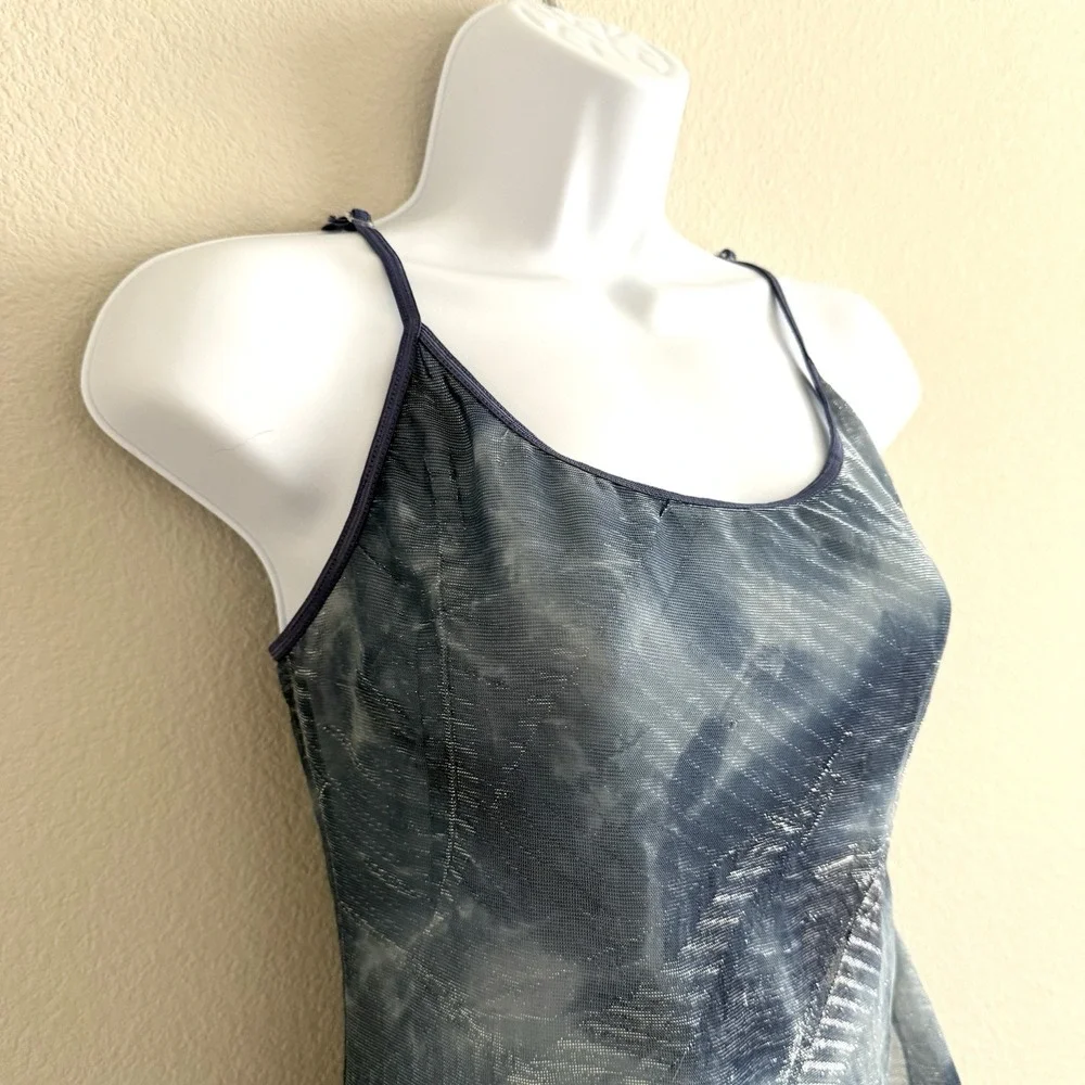 Vintage‎ Fredericks Of Hollywood Sheer Lingerie Womens Large Blue Sparkle Fairy